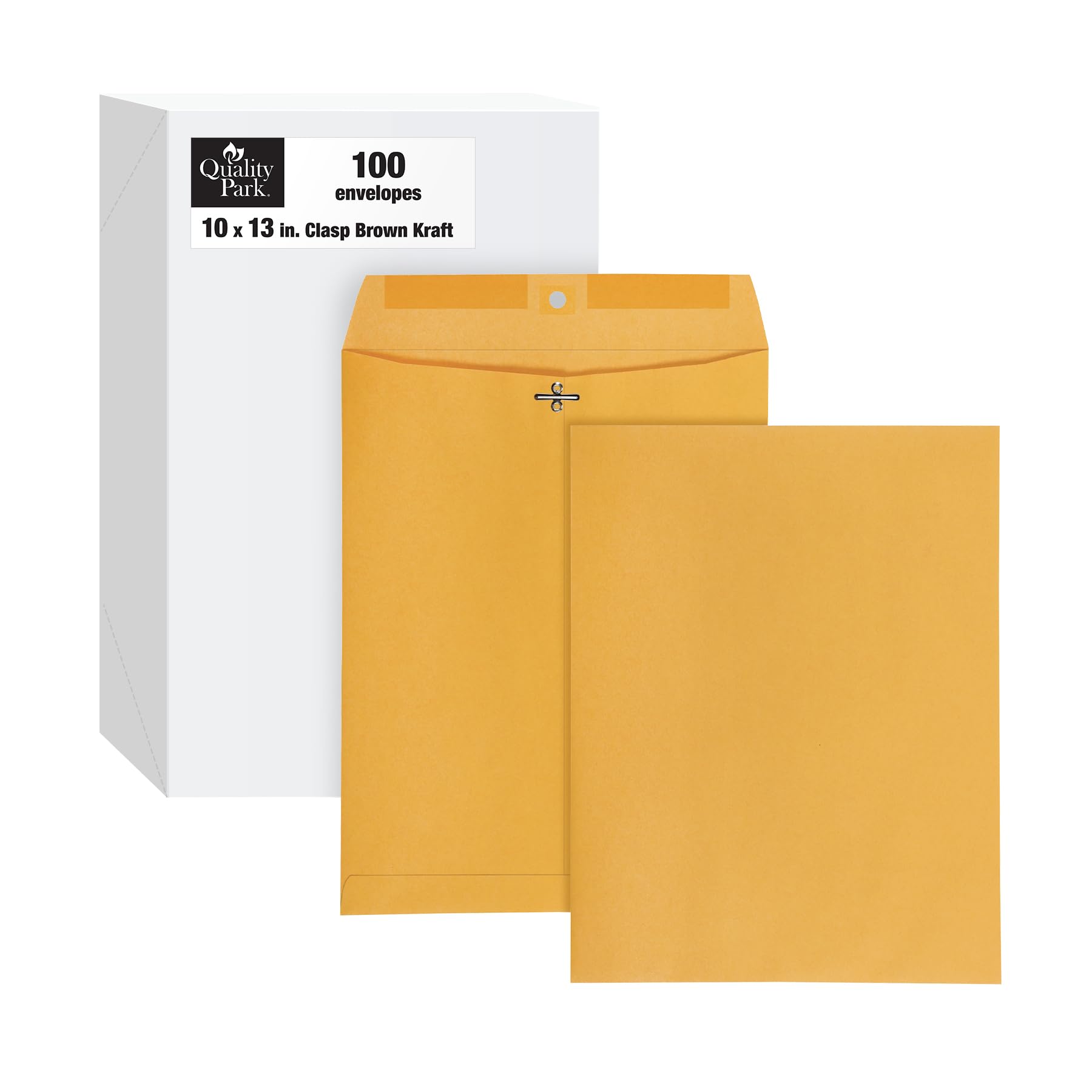 Amazon.com : Quality Park 10 x 13 Clasp Envelopes, Gummed